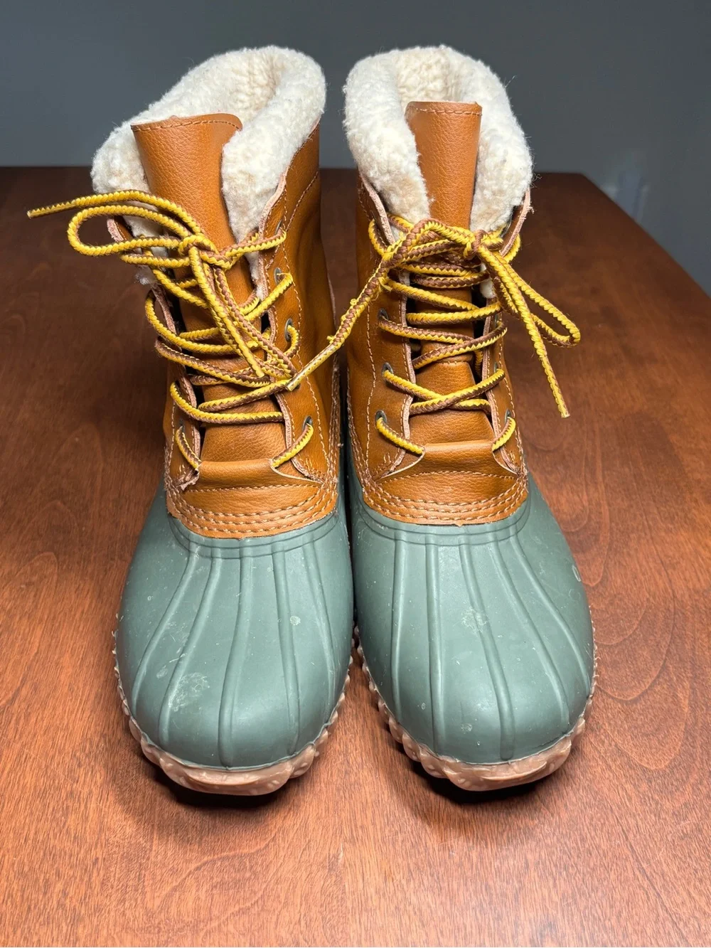 American Eagle Outfitters Duck Boots - Brown & Green